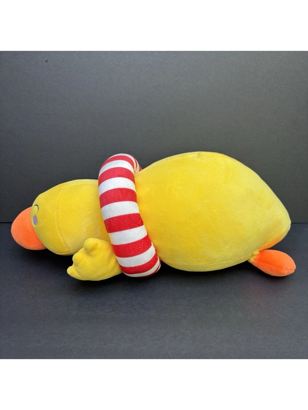 Lying Duck Plush With Pool Float